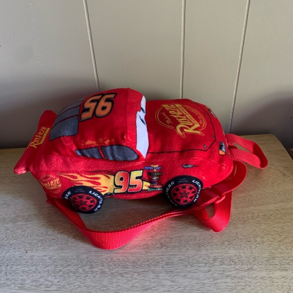 Disney’s Cars Lightening McQueen Plush Backpack